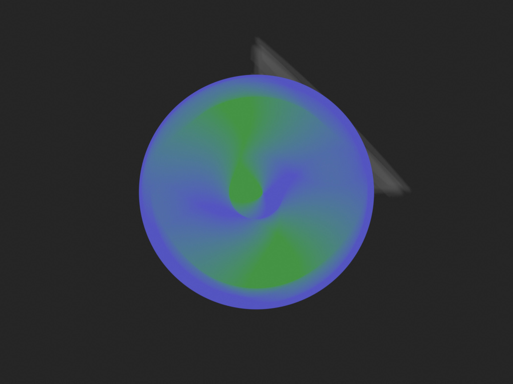 planet motion blur, decomposed interpolation