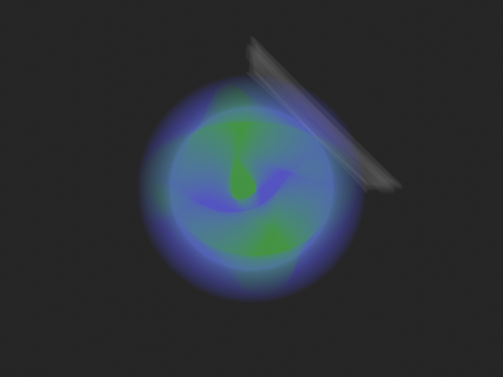 planet motion blur, direct matrix interpolation